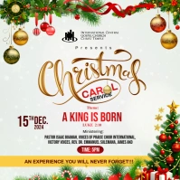 christmas carol Instagram Post template