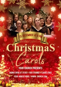 Christmas Carol A2 template