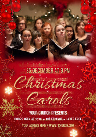 Christmas Carol A2 template