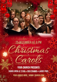 Christmas Carol A2 template