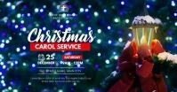 christmas carol Facebook Shared Image template