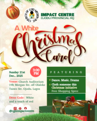 Christmas Carol Instagram Portrait template