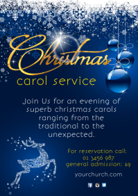 A Christmas Carol Invitation Design On Behance