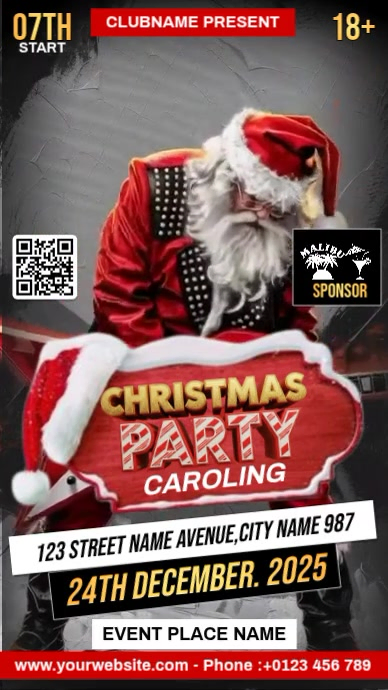 Christmas Caroling Template | PosterMyWall