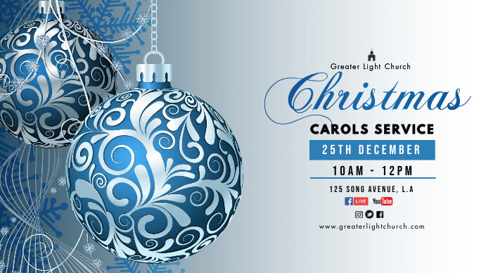 Christmas Carols Template PosterMyWall christmas-carols-template-postermywall