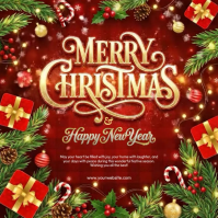 Christmas Celebration Instagram Post template