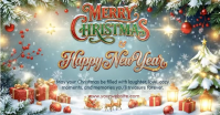 christmas celebration Facebook Shared Image template