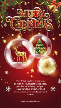 Christmas Celebration Instagram Story template