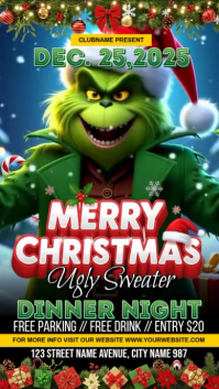 Hijau Christmas Dinner Event Instagram Reel Template