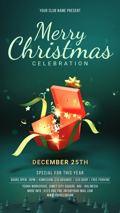 Christmas Celebration Instagram Template