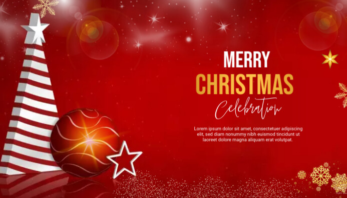 Christmas celebration party Blog Header Template | PosterMyWall