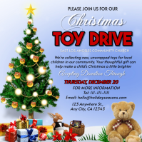 Ungu Christmas Toy Drive Publicação no Instagram Template