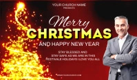 christmas church event flyer Tag template