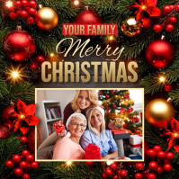 Christmas Collage Square (1:1) template