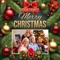 Christmas Collage Square (1:1) template