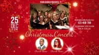 Christmas Concert Pantalla Digital (16:9) template