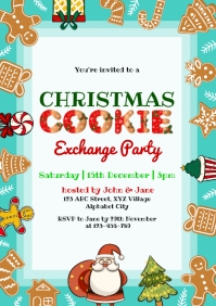 Cookie exchange labels template