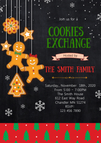 13,480+ christmas cookie exchange Customizable Design ...
