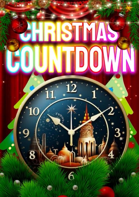 Christmas Countdown Template | PosterMyWall