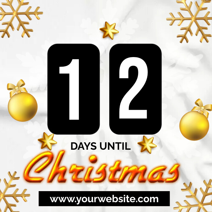 Christmas countdown Template | PosterMyWall