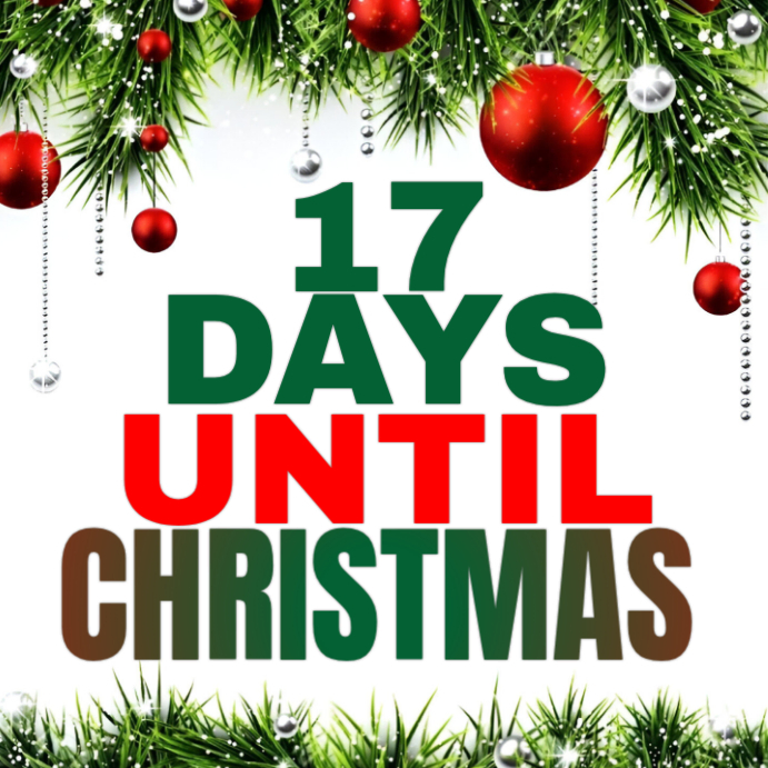 Christmas Countdown Design Template | PosterMyWall