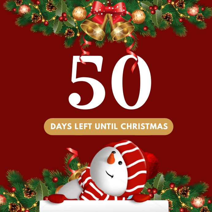 Christmas Countdown Instagram Post template