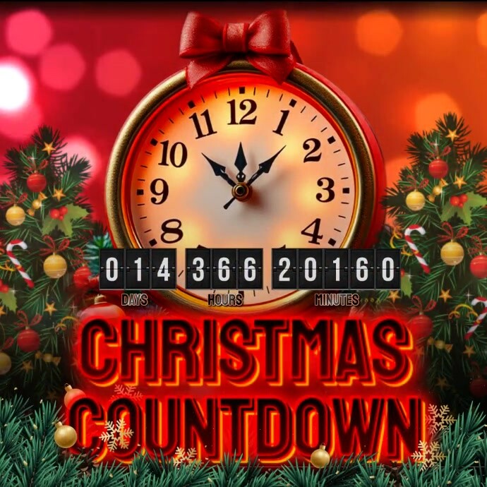 Christmas Countdown Iphosti le-Instagram template