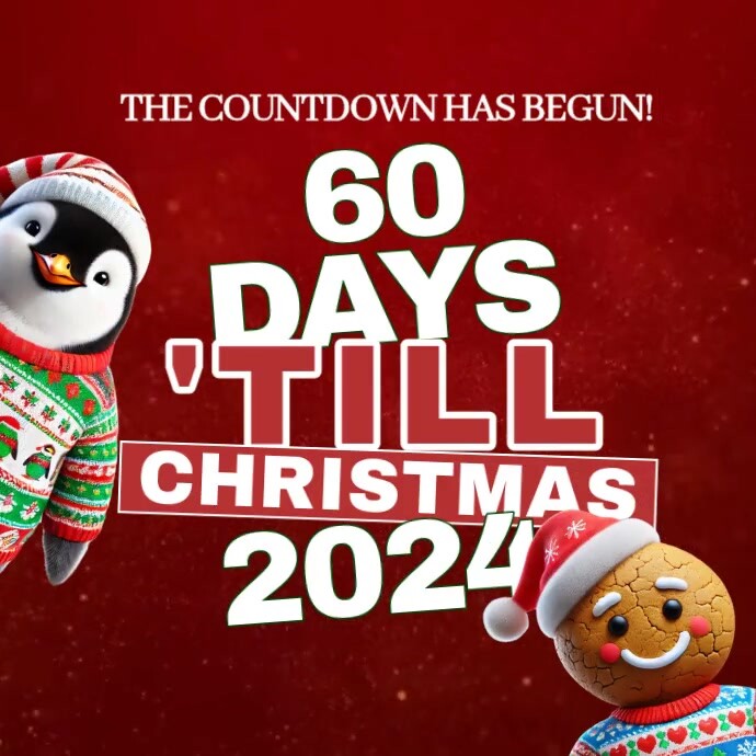 christmas countdown instagram square template | PosterMyWall