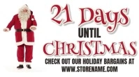 Christmas Countdown Video Ad Template Presentation (16:9)