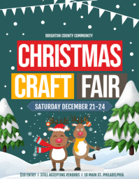 Christmas Craft Fair Template Postermywall Christmas Craft Fairs Oahu 2021