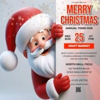 christmas craft family market Square (1:1) template