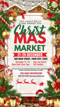 Christmas Craft Market Instagram Story template