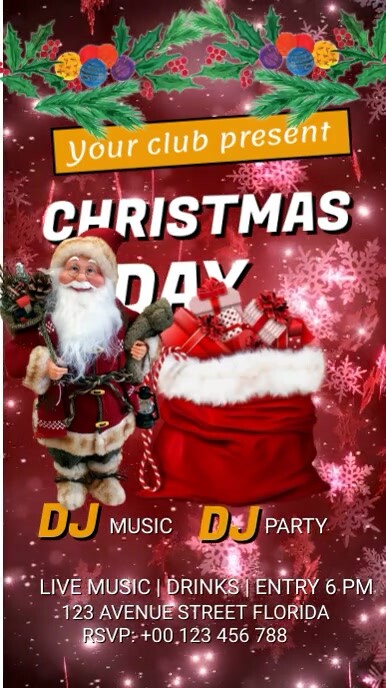 Christmas Day Template PosterMyWall
