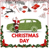 CHRISTMAS DAY Logo template