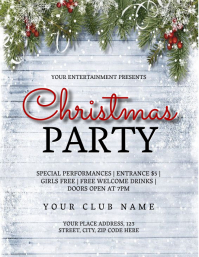 Holiday appreciation invitation, corporate party grateful for you Christmas Party Event Template | PosterMyWall