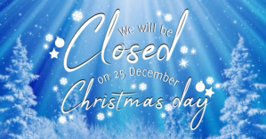 CHRISTMAS DAY SHOP CLOSED NOTICE TEMPLATE Facebook begivenhed cover