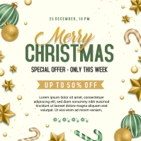 Christmas Square (1:1) template