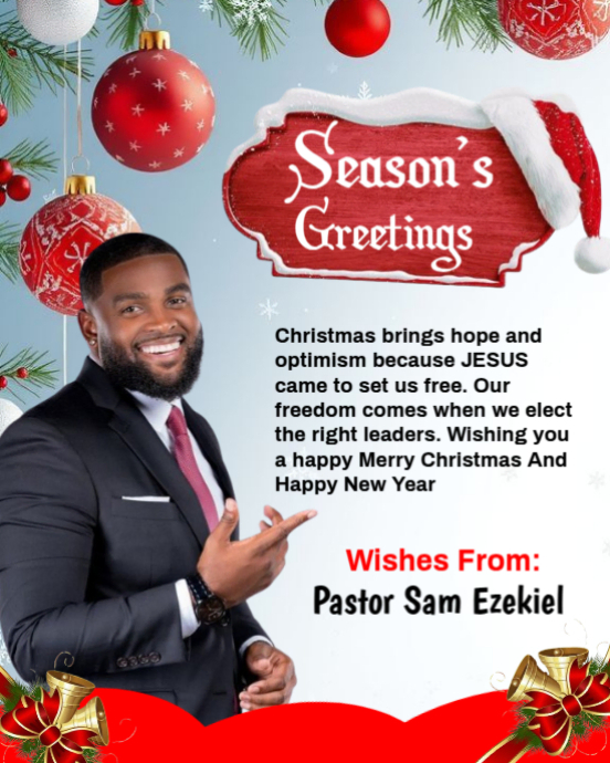 Christmas Instagram Portrait template