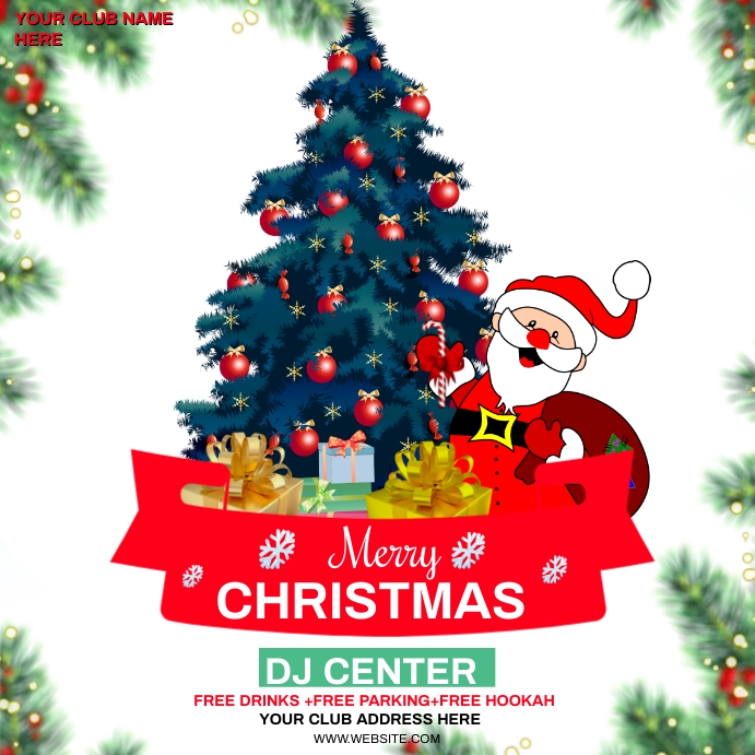 Christmas Instagram Plasing template