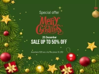 Christmas Yard Sign template