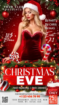 Christmas Pantalla Digital (9:16) template