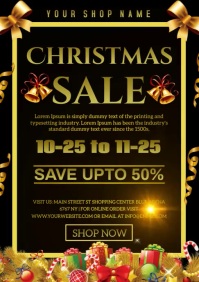 christmas A4 template