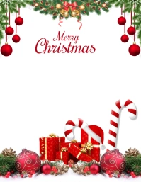 christmas Volante (Carta US) template