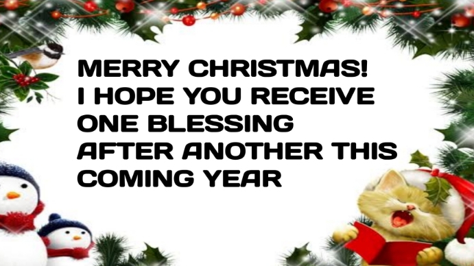 Christmas Umbukiso Wedijithali (16:9) template