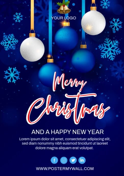 Plantilla de Navideño | PosterMyWall