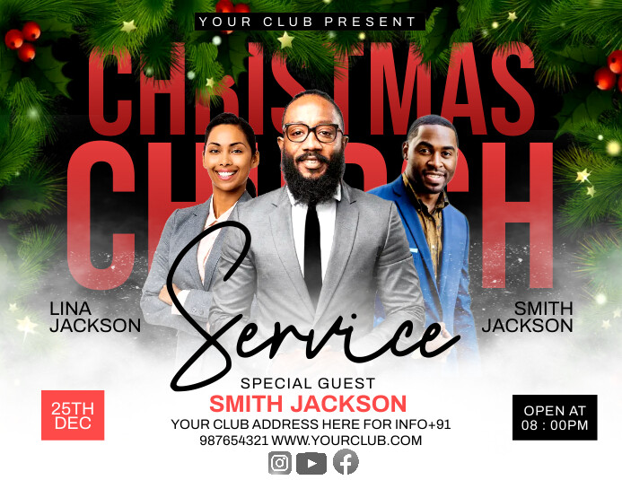 Christmas Template PosterMyWall