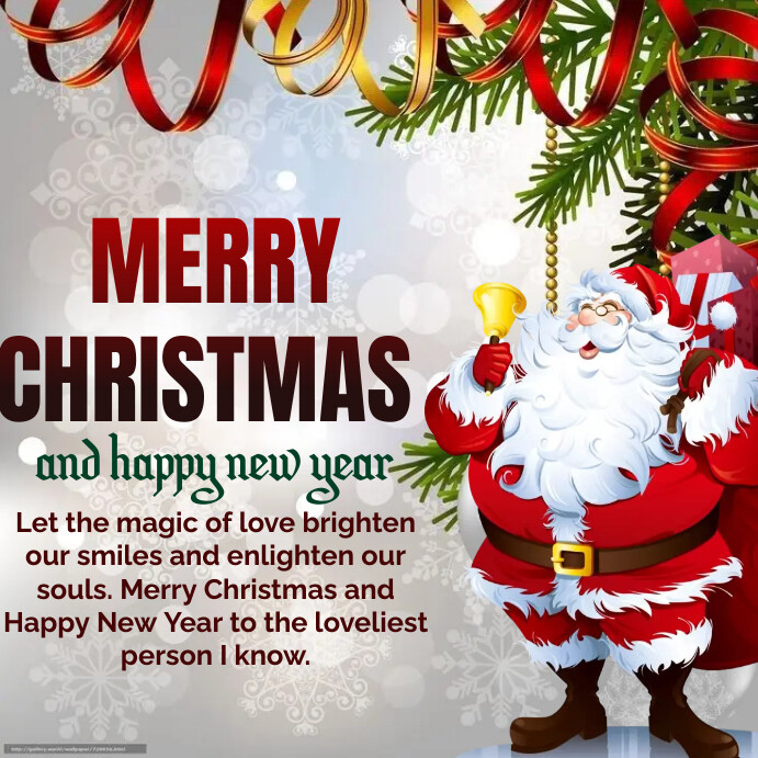 Christmas Square (1:1) template