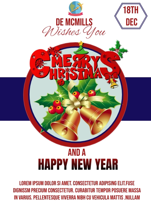 Christmas A4 template