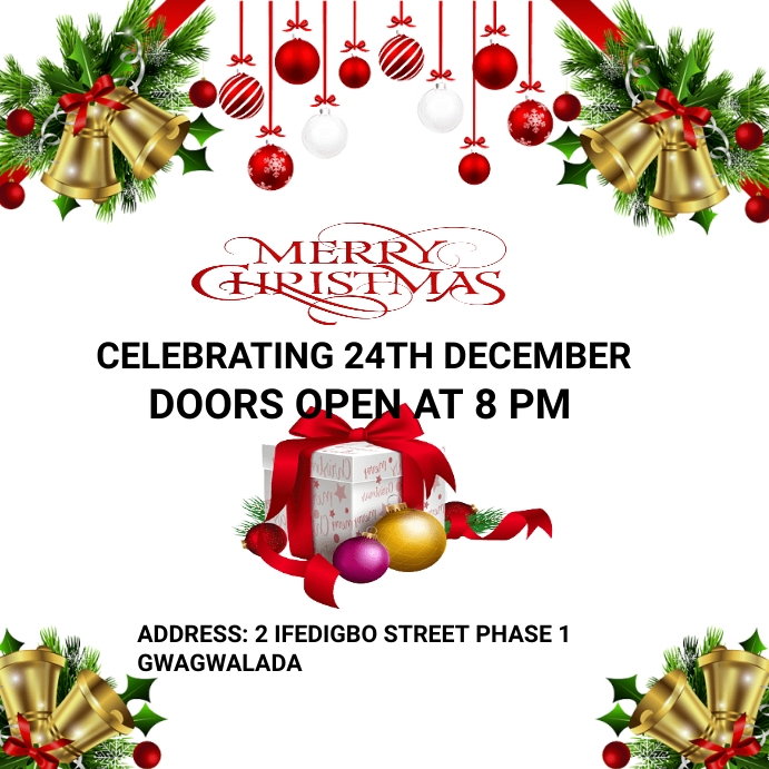 Christmas Template PosterMyWall