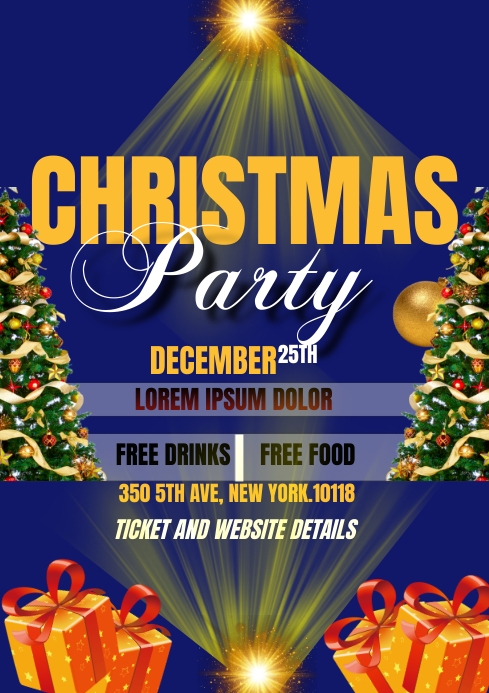 Christmas Template PosterMyWall